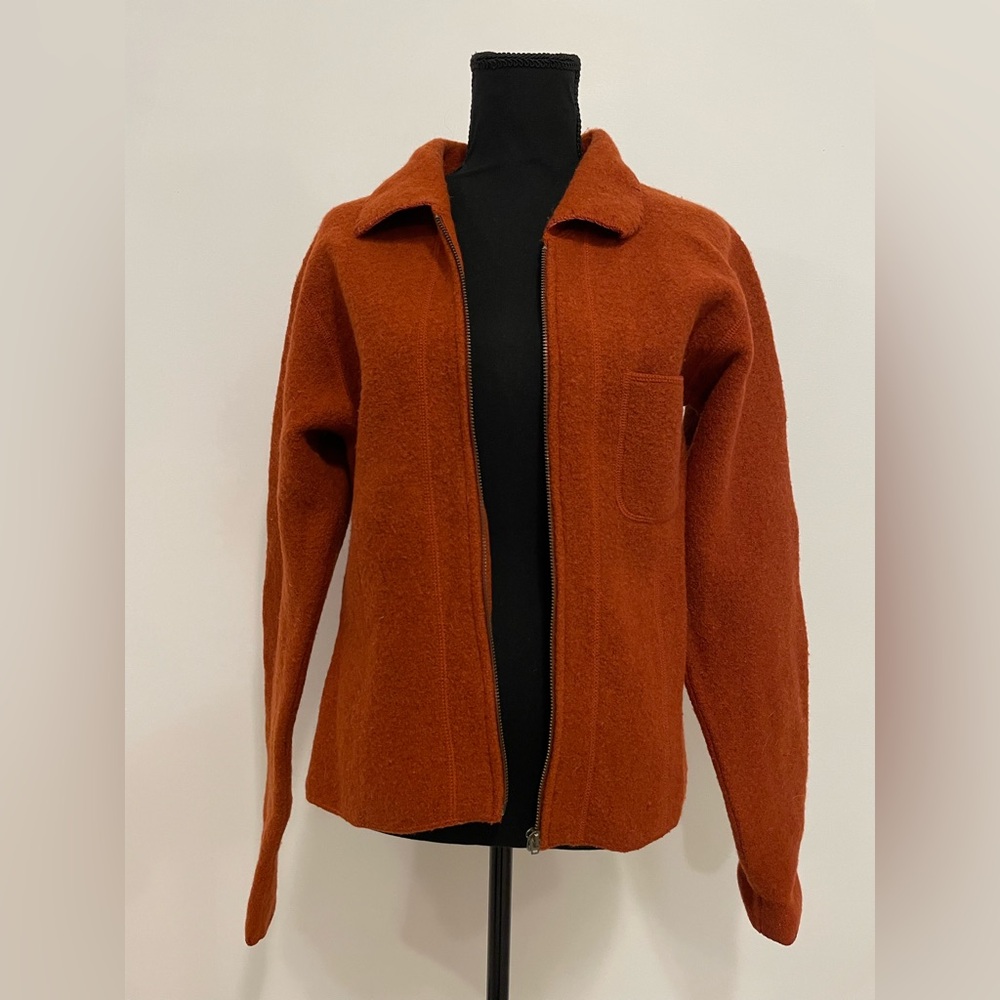 Rino Rossi Warm Rust Teddy Jacket